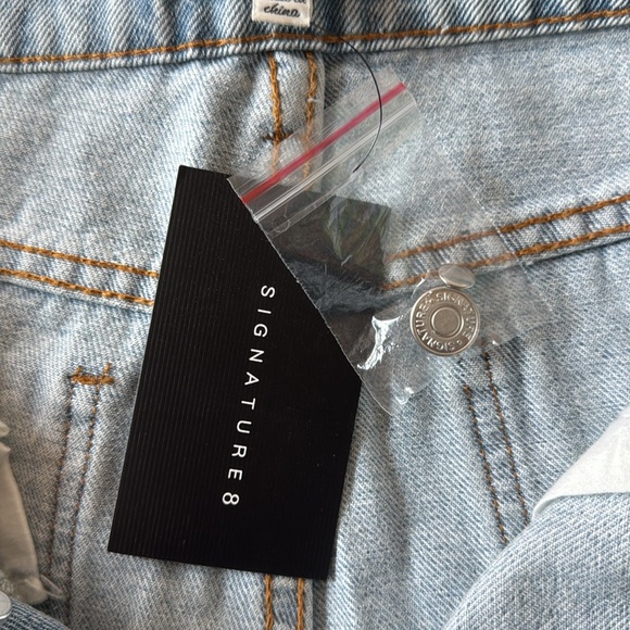 NWT Signature 8 Light Blue Denim Pants Size M - Picture 7 of 10
